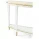 Judith Leiber JL Feather And Solstice D Shape 74" Console Table