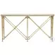 Spencer London Cannes Brass 64" Rectangular Console Table