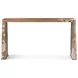 Bouquet Toasted Cashew and Beige Rectangular Console Table