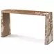 Bouquet Toasted Cashew and Beige Rectangular Console Table