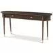 Spencer Green Park Fumed and Gold Oval Curzon Console Table
