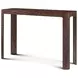Orbis Pyramid Brown Rectangular Brindle Nesting Console Table
