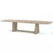 Repose Grey Oak And Grey Visible Inner 134" Extendable Rectangular Dining Table