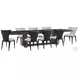 Repose Charcoal Oak Visible Inner 134" Extendable Rectangular Dining Room Set