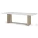 Repose Grey Oak And Quartz 102" Rectangular Dining Room Set