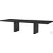 Kesden Silent Black 92" Extendable Rectangular Dining Table