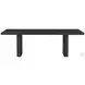Kesden Silent Black 92" Extendable Rectangular Dining Table