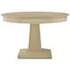 Balboa Coastal Brown 60" Extendable Round Dining Table