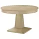 Balboa Coastal Brown 60" Extendable Round Dining Table