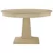 Balboa Coastal Brown 60" Extendable Round Dining Table