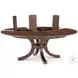 Surrey Brownstone Jupe Extendable 63" Round Dining Table