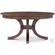 Surrey Brownstone Jupe Extendable 63" Round Dining Table