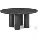 Maxwell Obsidian And Shagreen 64" Round Dining Table