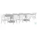 Spencer London Chelsea 84" Extendable Rectangular Dining Room Set