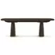 Spencer Green Park Fumed and Gallery Gold 128" Rectangular Hyde Park Extendable Dining Room Set