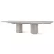 Spencer ST James Argento 132" Extendable Rectangular Dining Table