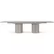 Spencer ST James Argento 132" Extendable Rectangular Dining Table
