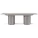 Spencer ST James Argento 132" Extendable Rectangular Dining Table