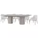 Spencer ST James Argento Extendable Rectangular Dining Room Set