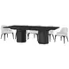 Spencer ST James Onyx Extendable Rectangular Dining Room Set