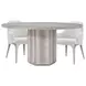 Spencer ST James Argento Round Dining Room Set
