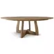 Coastal Tobacco 78" Extendable Oval St Armands Dining Room Set