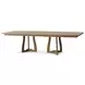 Coastal Tobacco 120" Extendable Rectangular Vero Dining Table