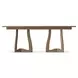 Coastal Tobacco 120" Extendable Rectangular Vero Dining Table