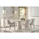 Coastal Sandbar 120" Extendable Rectangular Galveston Dining Room Set