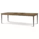 Willow Creek Tobacco 106" Extendable Rectangular Benton Hollow Dining Table