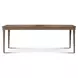 Willow Creek Tobacco 106" Extendable Rectangular Benton Hollow Dining Table