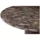 Spencer Green Park Fumed and Gallery Gold 60" Round Marble Top Belgravia Dining Table