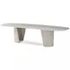 Judith Leiber Couture Solstice and Latte 118" Rectangular Quartz Top Charmant Grand Dining Table