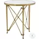 Spencer London Cannes Brass 28" Round Center Table