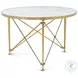 Spencer London Cannes Brass 45" Round Center Table