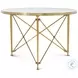 Spencer London Cannes Brass 45" Round Center Table