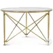 Spencer London Cannes Brass 45" Round Center Table