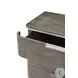Hudson Pebble Grey 3 Drawer Nightstand