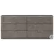 Hudson Pebble Grey 6 Drawer Dresser