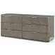 Hudson Pebble Grey 6 Drawer Dresser