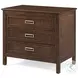 Surrey Brownstone 3 Drawer Nightstand