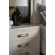 Panos Cream 3 Drawer Nightstand