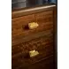 Spencer Green Park Fumed and Gold 3 Drawer Arlington Street Nightstand