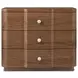 Spencer Coronet Cream and Auburn Upholstered Walnut Channel Panel Bedroom Set