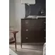 Spencer Green Park Fumed and Gold 6 Drawer Berkeley Dresser