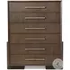 Urbane Campfire Tall 6 Drawer Dresser