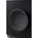 Spencer ST James Onyx and Deep Brown 3 Drawer Small Nightstand