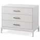 Coastal Sandbar 3 Drawer Worth Nightstand