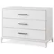 Coastal Sandbar 3 Drawer Mizner Bachelor's Chest with Wallpaper