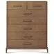 Coastal Tobacco and Beige Crandon Park Upholstered Panel Bedroom Set